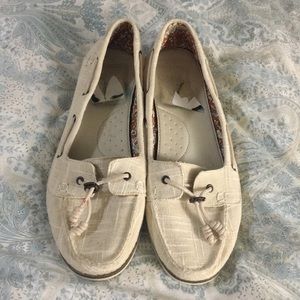 Cream Toms Flats